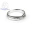แหวนทองคำขาว แหวนเพชร แหวนคู่ แหวนแต่งงาน แหวนหมั้น - RC1244DWG-14K